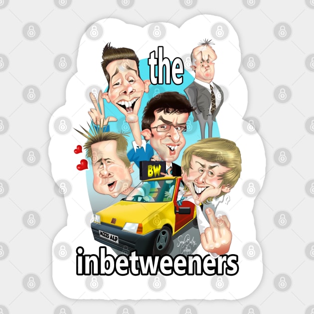 The Inbetweeners Sticker by Sarah Bailey TV Cartoons